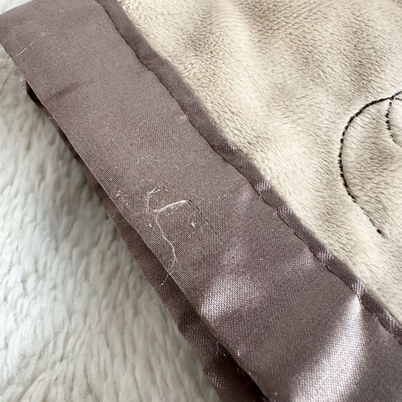 Circo Giraffe Lovey Security Blanket Bumble Bee Brown Orange Chevron Plush Satin - Picture 3 of 7